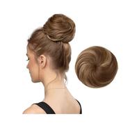 Pedazo de pelo moño Extensiones de moño de pelo sintético, Clip en postizo, cola de pelo falso, Donut, cordón, moño, pieza de cabello Updo, cola de caballo Pedazo de pelo moño(10H24B)