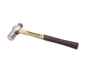 Peddinghaus 5081030750 - Martillo de ingeniero con mango de bola/nogal americano, plateado/beige/negro, 3/4 libras