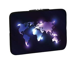 PEDEA 64060529 - Funda de neopreno para tablet 10.1" (25.6cm), Dark World