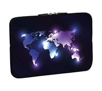 PEDEA 66060429 - Funda de neopreno para portátil 15.6" (39.6 cm), Dark World