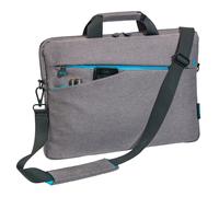 PEDEA 66063013 15.6" Bandolera Gris maletines para portátil - Funda (Bandolera, 39,6 cm (15.6"), Tirante para Hombro, Gris)