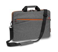 PEDEA Bolsa para portátil "Fashion" para dispositivos de hasta 15,6" (39,6 cm) Gris/naranja