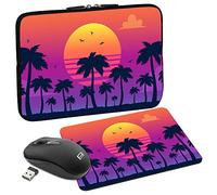 Pedea Design California Beach - Funda de Neopreno para Tablet (10,1"/25,6 cm), diseño de Playa