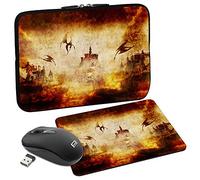 Pedea Design - Funda de Neopreno para Tablet (10,1"/25,6 cm), diseño de dragón