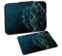 PEDEA Design Tablet PC - Funda para Tablet (25,6 cm, 25,6 cm), diseño de Cadena de ADN