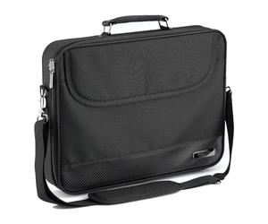 Pedea EDITION20 - Bolso bandolera para portátil de 17,3" (con correa para el hombro), color negro, Negro, 17,3 Zoll