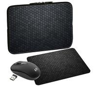 PEDEA First One - Funda para Tablet (10,1 Pulgadas, con Alfombrilla de ratón y ratón inalámbrico)