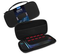 PEDEA - Funda de Transporte para Nintendo Switch con Almacenamiento para Juegos, Carcasa rígida de protección Impermeable, Color Negro