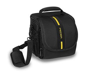 PEDEA GmbH 65060312 - Bolso para cámara SLR, tamaño M, color amarillo