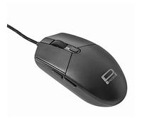 Pedea Ratón para Juegos First One (2400 dpi, óptico, Cable de 1,5 m, diseño de 5 Botones, Plug & Play), Color Negro