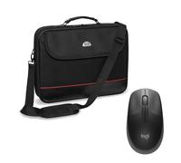 Pedea "Trendline" 17,3" + Logitech M190, inalámbrico, negro