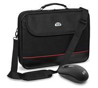 Pedea Trendline Maletín para ordenador portátil, con ratón inalámbrico, color negro negro negro 51,0 cm (20,1 Zoll)