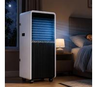 pedenencelia Aire Acondicionado Portátil, Climatizador con Compresor y Modos de Refrigeración, Deshumidificación y Solo Ventilación, Temperatura Ajustable de 16 a 30 °C, Oscilación Auto 12000BTU