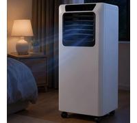pedenencelia Aire Acondicionado Portátil, Climatizador con Compresor y Modos de Refrigeración, Deshumidificación y Solo Ventilación, Temperatura Ajustable de 16 a 30 °C, Oscilación Auto 7000BTU