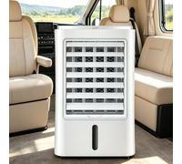 pedenencelia Aire Acondicionado Portátil para Caravanas,Mini Aire Acondicionado para Vehículos Recreativos,Enfriador Aire Evaporativo 3 Velocidades,Aire Acondicionado para Caravanas Y Camiones 12v