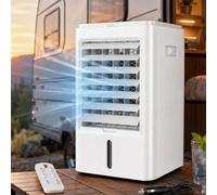 pedenencelia Aires Acondicionados Portátiles, Enfriador Evaporativo Personal, 3 Modos De Enfriamiento, Temporizador De 1/2/4 Horas, para Habitación, Oficina, Escritorio, Camping, Coche 12v