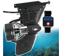 pedenencelia Kit De Aleta Eléctrica para Tabla De Paddle Surf con 18 Libras De Empuje Y 20 Km De Autonomía, 2-4 Horas De Funcionamiento, Diseño De Fibra De Carbono; Aleta Eléctrica Sup