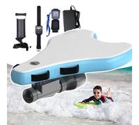 pedenencelia Kit De Scooter Submarino Y Bodyboard,Motor De Alta Velocidad De 500 W,Batería Recargable De 10 000 Mah,3-10 Km/H,para Amantes del Agua-Snorkel,Kayak Y Aventuras En La Playa