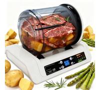 pedenencelia Marinador De Carne Comercial, Barril De Encurtido De Gran Capacidad De 5 L con Temporizador De 0 A 10 H, para Carne De Res, Cerdo, Cordero Y Pollo. Incluye 20 Guantes Desechables.