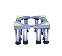 Pedestal ajustable para lavadora con 4/8/12 pies fuertes, bandejas de suelo antivibración para secadora y refrigerador, capacidad de 400 kg, se adapta a 45-65 cm de ancho
