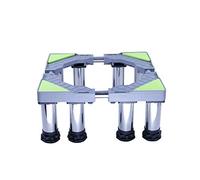 Pedestal ajustable para lavadora con 4/8/12 pies fuertes, bandejas de suelo antivibración para secadora y refrigerador, capacidad de 400 kg, se adapta a 45-65 cm de ancho