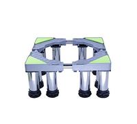Pedestal ajustable para lavadora con 4/8/12 pies fuertes, bandejas de suelo antivibración para secadora y refrigerador, capacidad de 400 kg, se adapta a 45-65 cm de ancho