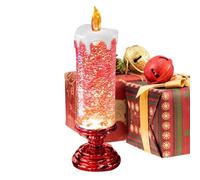 Pedestal Candle Decor, Home Lighting Solutions, Elegant Christmas Candle Set, Ambient Lighting for Holidays, Stylish Tabletop Candle Light, Battery-Operated Home Decor, Flickering LED Candle Display
