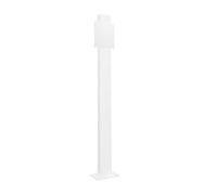 Pedestal Cargador EV para Exteriores, Poste de Soporte para Estación de Carga EV, Compatible con Conector Móvil(White)