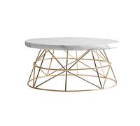 Pedestal Redondo para Tartas con Base de Metal, de mármol, para postres, Magdalenas, Fiestas de té, Bodas y cumpleaños.