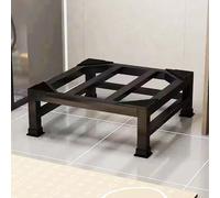 Pedestal resistente de altura ajustable para lavadora y secadora, capacidad de 300 kg, 30 cm de alto, color negro, compatible con lavadoras, refrigeradores y congeladores, 60 x 55 x 30 cm
