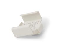 Pedestal Soporte de Montaje para TV Compatible con Apple TV | Fácil de Ocultar la Caja de TV y los Cables en la Parte Posterior de Tus Muebles de TV Pedestal | por Soporte de TV Pedestal (Beige)
