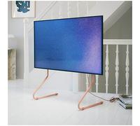 Pedestal Sway | Soporte TV Suelo para Pantalla de 40 a 70 Pulgadas | Muebles TV Salon VESA | Mueble Television de Diseño Danés | Modern TV and Monitor Stand (Rosa)