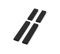 Pedestal Wood Inlay Straight Rollin' | Moldura para soporte de TV de Pedestal Straight Rollin | Aspecto personal orgánico para tu soporte de TV (ceniza oscura)