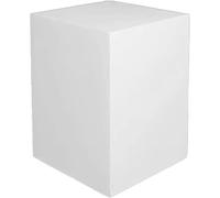 Pedestales Cuadrados Para Bodas 48 42 36 30 24 20 12 8 Pulgadas De Alto Columna De Pedestal De Exhibición De Madera Para Exhibición De Esculturas Soporte De Mesa De(Size:15.7x15.7x27.6IN,Color:Blanco)