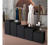 Pedestales de exhibición de tienda nupcial, base de madera resistente con acabado resistente a los arañazos para comercial/fiesta/boda