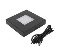 Pedestales de Exhibición, Soporte Iluminado Placa de Exhibición para Obras de Arte de Decoración de Fiestas Navideñas Base de Luz LED, Base de Luz de 3D Colorido