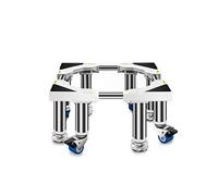 Pedestales Y Marcos para Lavadoras Base Móvil para Refrigerador Base Ajustable para Electrodomésticos Grandes Ancho 36-55 Cm Carro Grande De Barril De Madera Rotación De,White-11.8in