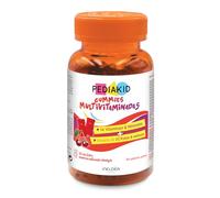 PEDIAKID - Gummies Multivitaminadas - Fórmula Natural con Delicioso Aroma de Cereza - Ayuda a Reducir la Fatiga - Refuerza las Defensas Naturales del Organismo - 60 gominolas