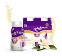 PediaSure drink - Sabor Vainilla - Complemento Alimenticio para Niños, con Proteínas, Vitaminas y Minerales - Pack de 4 Botellas x 200 ml