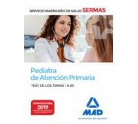 Pediatra de Atención Primaria del Servicio Madrileño de Salud. Test de los Temas 1 a 20