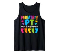 Pediatric PT Little Step Counts Pediatric Physical Therapist Camiseta sin Mangas