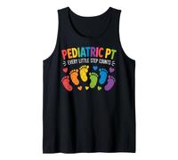 Pediatric PT Little Step Counts Pediatric Physical Therapist Camiseta sin Mangas