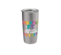 Pediatric PT Little Step Counts Pediatric Physical Therapist Vaso térmico de acero inoxidable de doble pared