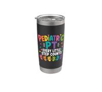 Pediatric PT Little Step Counts Pediatric Physical Therapist Vaso térmico de acero inoxidable de doble pared