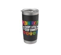 Pediatric PT Little Step Counts Pediatric Physical Therapist Vaso térmico de acero inoxidable de doble pared