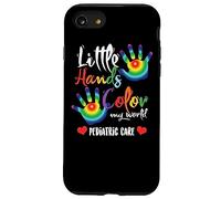 Pediátrico Enfermera Manos Pequeñas Colorear Mi Mundo Carcasa para iPhone SE (2020) / 7/8