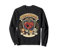 Pediatrics Safari Animals Heart Stethoscope Peds Nurse Sudadera