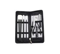 Pedicura profesional 7 Conjuntos Toenail Care Set Stickers Nail Clippers Manicure Pedicure Kit de pedicura acero inoxidable Juegos viaje Kits de aseo profesional(7 pieces)