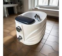 Pedicura profesional mejorada: baños de pies portátiles con boquillas manuales y masajes por chorro de pulso. Cuenta con iluminación LED de 7 colores, adecuada para uso doméstico y salón. A
