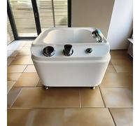 Pedicura profesional mejorada: baños de pies portátiles con boquillas manuales y masajes por chorro de pulso. Cuenta con iluminación LED de 7 colores, adecuada para uso doméstico y salón